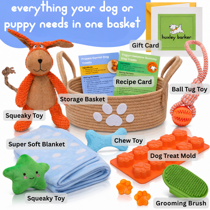 Huxley Barker Dog Gift Basket