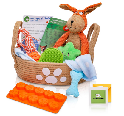 Huxley Barker new puppy gift box